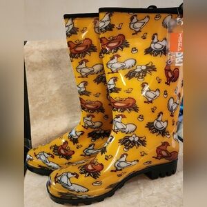 Hisea Women's Chicken Boots NWT